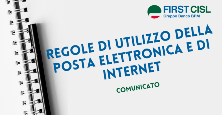 Regole di utilizzo della posta elettronica e di internet