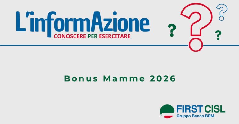 L’InformAzione: Bonus Mamme 2026