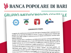 Popolare di Bari, i sindacati chiedono il coinvolgimento della Regione Basilicata
