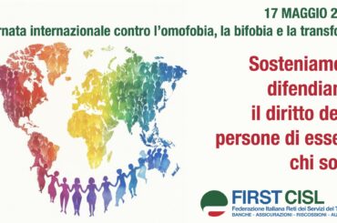 Il Manifesto della First Cisl: un impegno concreto contro l’omofobia nei luoghi di lavoro
