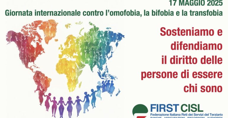 Il Manifesto della First Cisl: un impegno concreto contro l’omofobia nei luoghi di lavoro