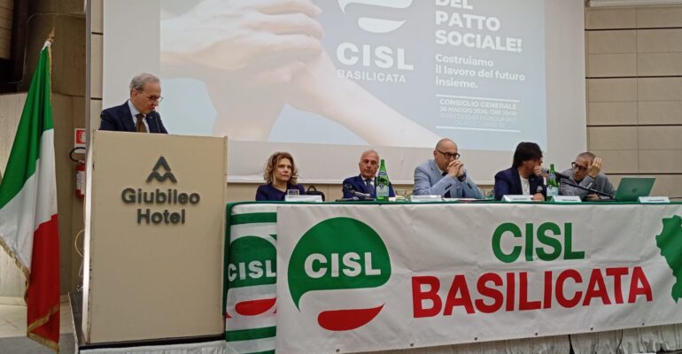 La First Cisl al Consiglio Generale Cisl Basilicata: riportare credito e sviluppo al centro del dibattito