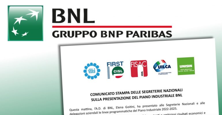 Bnl, presentato il piano industriale 2022-2025