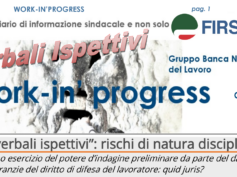 Verbali Ispettivi e altro nel nuovo numero di Work-In’ Progress