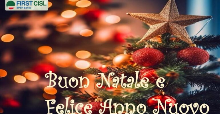 Buon Natale e felice anno nuovo!