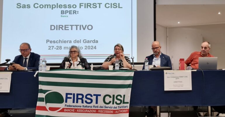 Andrea Anguissola eletto nella segreteria Sas di Complesso First Cisl di Bper Banca