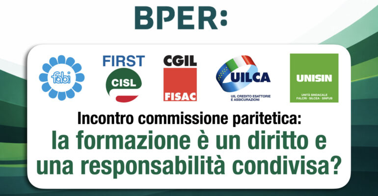 Incontro commissione paritetica: la formazione è un diritto e una responsabilità condivisa?