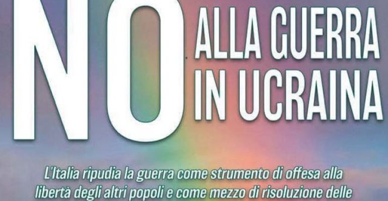 No alla guerra in Ucraina, lunedì ore 18,30 presidio in Piazza Loggia a Brescia