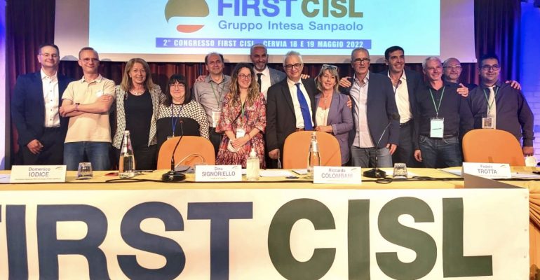 Giuseppe Cassella, confermato nella Segreteria First Cisl Gruppo Intesa Sanpaolo