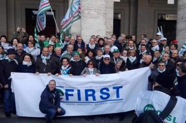 La First Calabria alla manifestazione nazionale unitaria di Roma