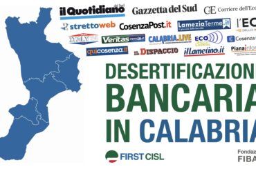 Desertificazione bancaria in Calabria: la stampa rilancia i dati provinciali e le dichiarazioni di Giovanni Gattuso e Tonino Russo
