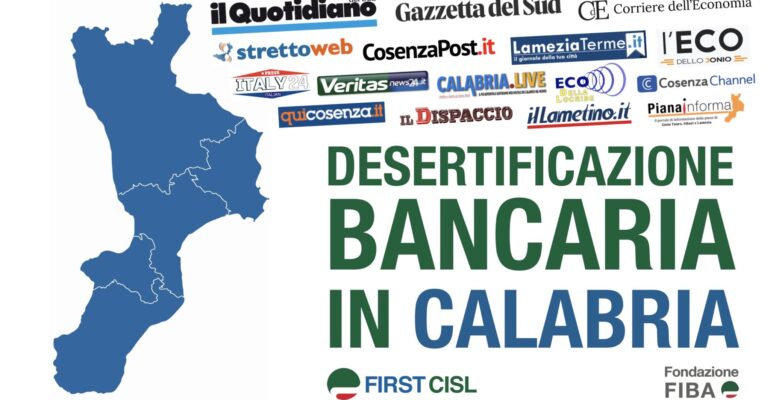 Desertificazione bancaria in Calabria: la stampa rilancia i dati provinciali e le dichiarazioni di Giovanni Gattuso e Tonino Russo