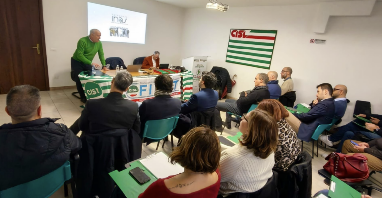 First Cisl Calabria, a Lamezia corso di formazione con il Patronato Inas e il Caf Cisl per i dirigenti sindacali