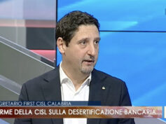 Desertificazione bancaria in Calabria: l’allarme di First Cisl Calabria su Rai 3