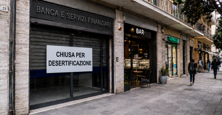 Desertificazione bancaria in Calabria, First Cisl: allarme per le aree interne, timori anche per i grandi centri