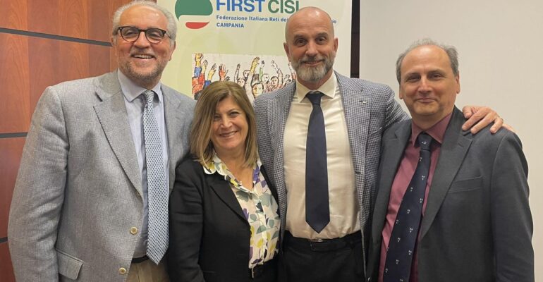 Congresso First Cisl Campania: Enrico Cocciolla è il nuovo segretario generale. Insieme a lui Del Luongo e Gambini