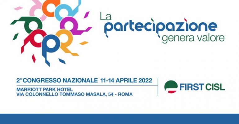 Inizia il II Congresso Nazionale FIRST CISL