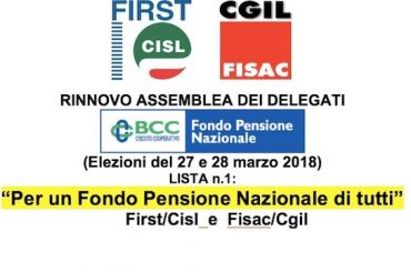 27 e 28 marzo: elezioni per rinnovare l’Assemblea dei Delegati FPN BCC