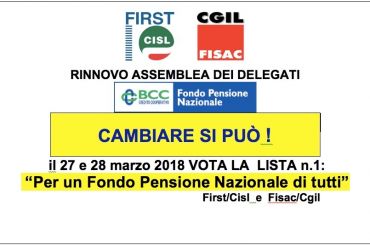 Fondo Pensione Nazionale BCC. Cambiare si può!