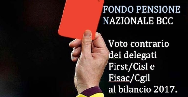 Fondo Pensione Nazionale. No al bilancio!