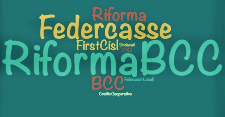 Riforma BCC: Federcasse & Federazioni locali.