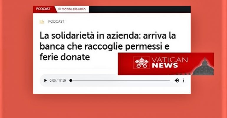 A Il mondo alla Radio, First Cisl spiega cos’è la Banca del tempo solidale