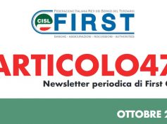 ARTICOLO47, la newsletter First Cisl di ottobre 2020