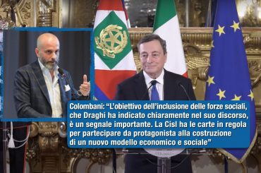 Colombani, con Draghi sindacato protagonista. Bcc, riforma da rivedere