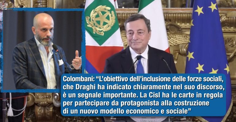 Colombani, con Draghi sindacato protagonista. Bcc, riforma da rivedere