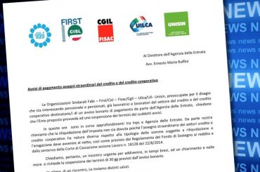 Avvisi di pagamento assegni straordinari, chiesta sospensione dei termini ad Agenzia Entrate