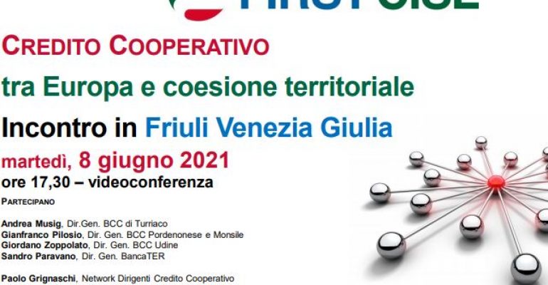 Credito cooperativo, tra Europa e coesione territoriale, la tavola rotonda First Cisl Friuli Venezia Giulia