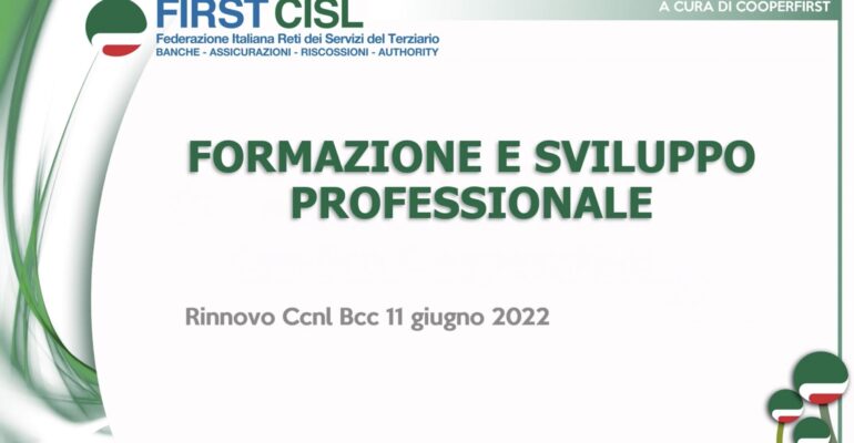Videopillole di Ccnl del Credito Cooperativo. 2 – Formazione e sviluppo professionale