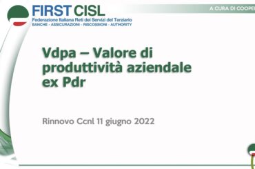 Videopillole di Ccnl del Credito Cooperativo. 5 – Valore di produttività aziendale, ex Pdr