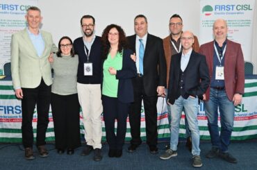 Congresso First Cisl Gruppo Iccrea: Silvia Lambertini confermata alla guida. Con lei Castellani, Coltro, Gagliardi, Lenzini, Pastrello, Wadan, Godi e Ciriminna