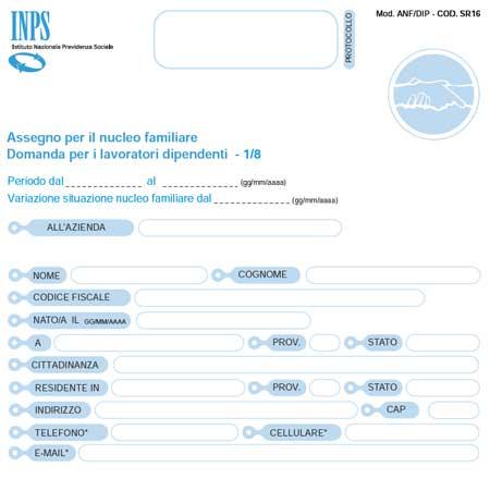 Assegno Per Il Nucleo Familiare Periodo Luglio 2018