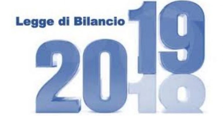LEGGE DI BILANCIO 2019