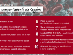 Comunicazioni sindacali su emergenza Coronavirus/Covid19