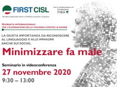 Violenza sulle donne, il peso delle parole e il ruolo del sindacato. Celebrato l’evento First Cisl.