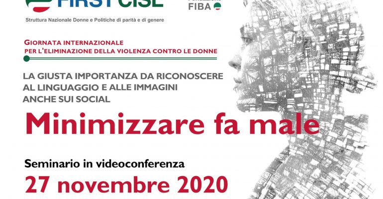 Giornata internazionale contro violenza donne, il seminario webinar First Cisl