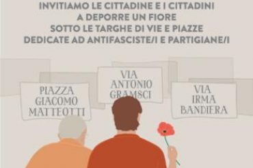 25 aprile 2021 – La Cisl Aderisce all’iniziativa ‘Strade di liberazione’ promossa dall’ANPI