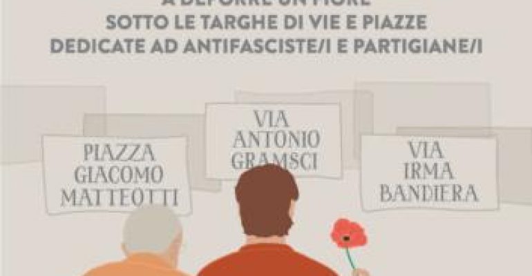 25 aprile 2021 – La Cisl Aderisce all’iniziativa ‘Strade di liberazione’ promossa dall’ANPI