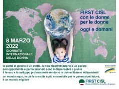8 marzo, con le donne per le donne oggi e domani, il manifesto First Cisl