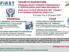 Cessazione stato di emergenza, le novità per i lavoratori nell’approfondimento First Cisl