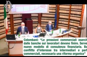 Pressioni commerciali, Colombani, serve un nuovo modello di consulenza finanziaria