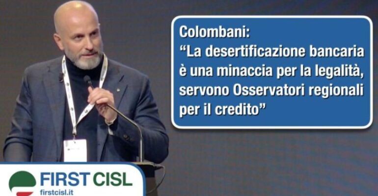 Colombani al Tgr Campania, la desertificazione bancaria è una minaccia per la legalità