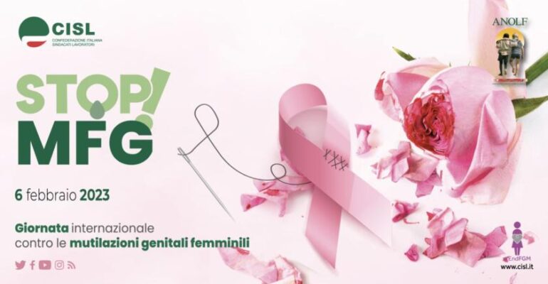 Giornata internazionale contro le mutilazioni genitali femminili, il manifesto Cisl e Anolf
