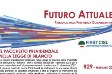 Futuro Attuale, il pacchetto previdenziale in legge di bilancio
