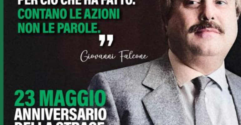 23 maggio anniversario della strage di Capaci