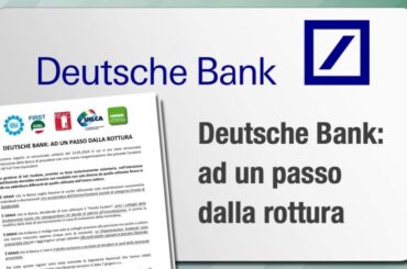 DEUTSCHE BANK: ad un passo dalla rottura