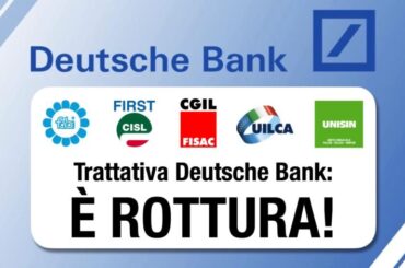 Trattativa Deutsche Bank: è rottura!